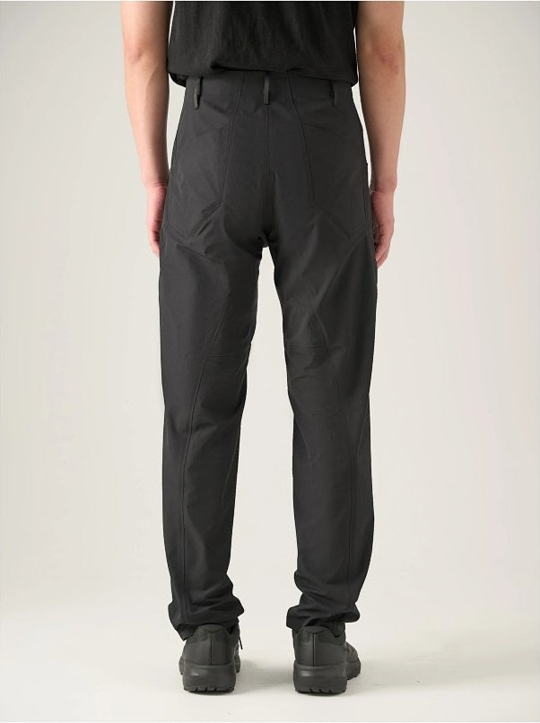 V ORON Men's DWR Stretch Straight-Leg Trousers - Black Gray