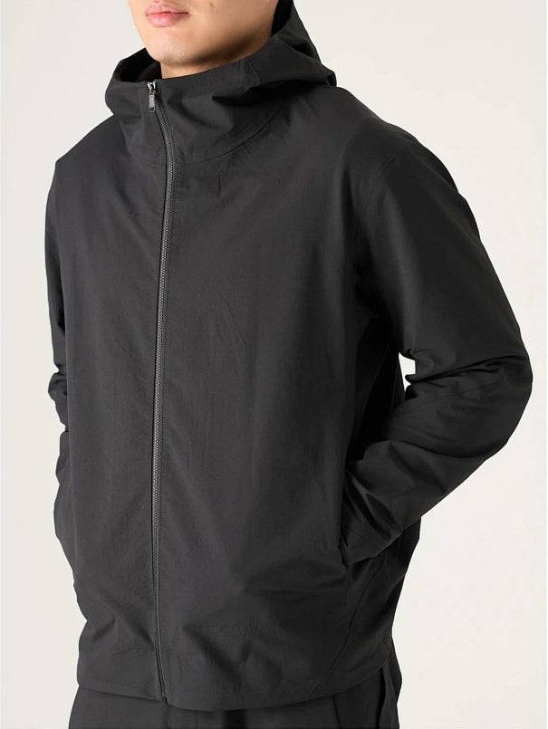 ISG Men's Seam-Taped Waterproof Softshell Hooded Jacket - Ink Black