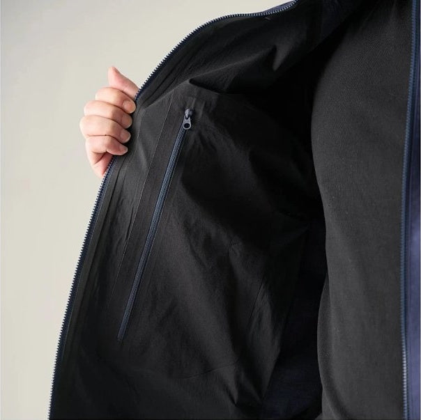 ISG Men's Seam-Taped Waterproof Softshell Hooded Jacket - Ink Black