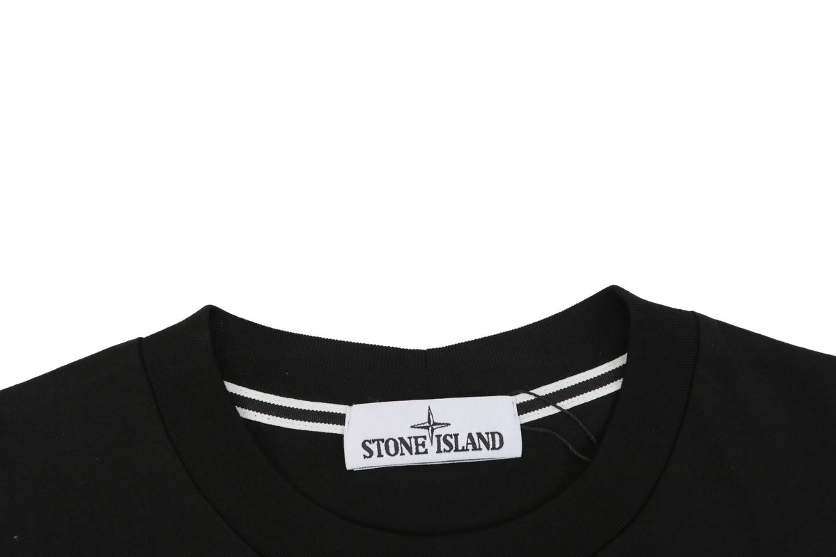 Stone Island Circle Star Logo Print Short Sleeve T-Shirt