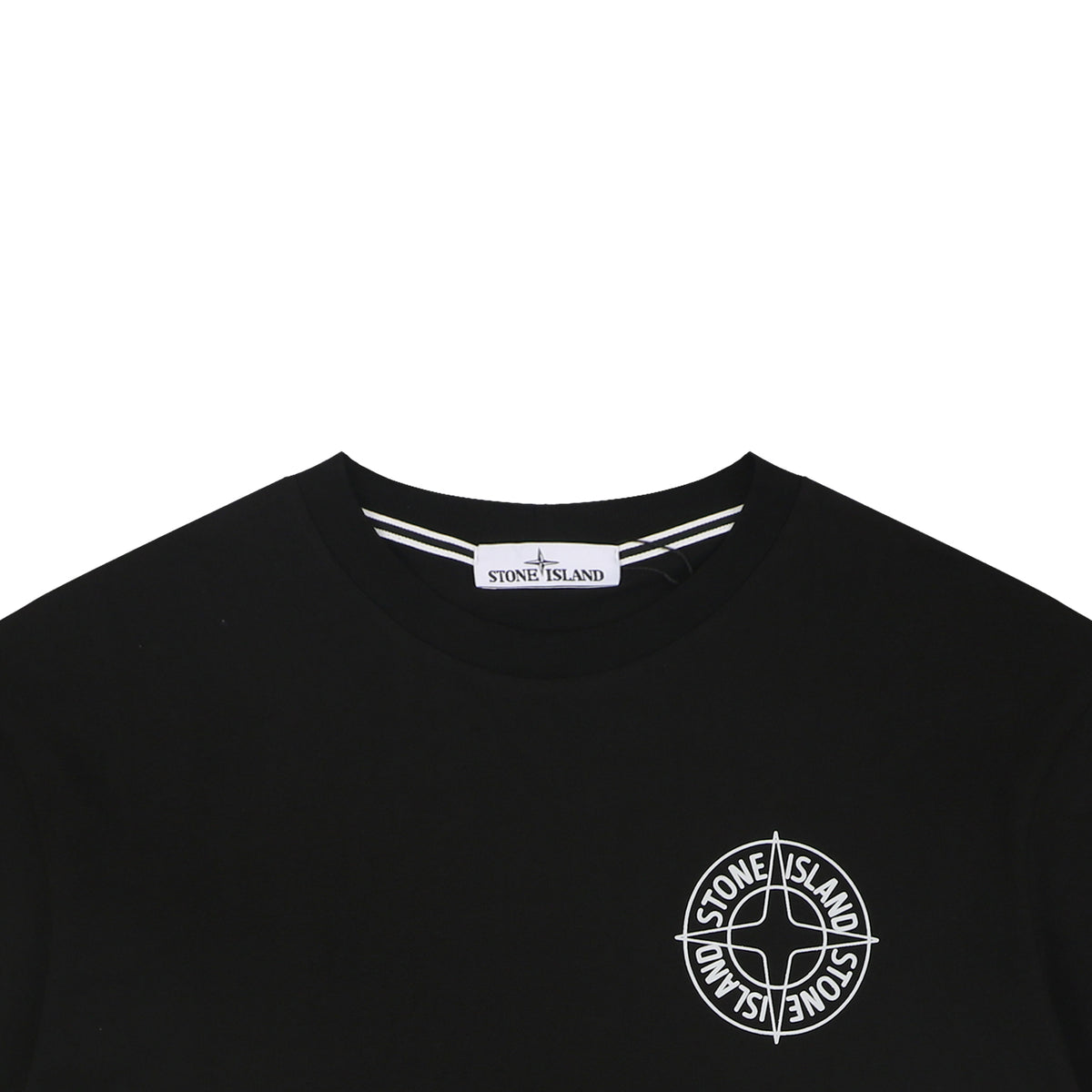 Stone Island Circle Star Logo Print Short Sleeve T-Shirt