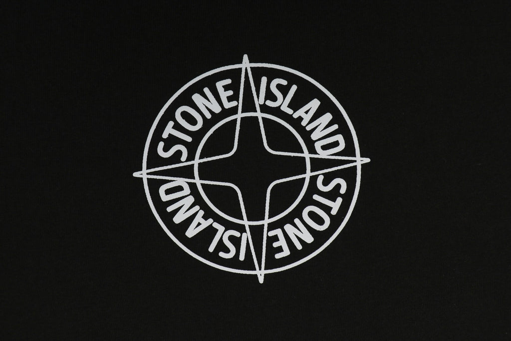 Stone Island Circle Star Logo Print Short Sleeve T-Shirt