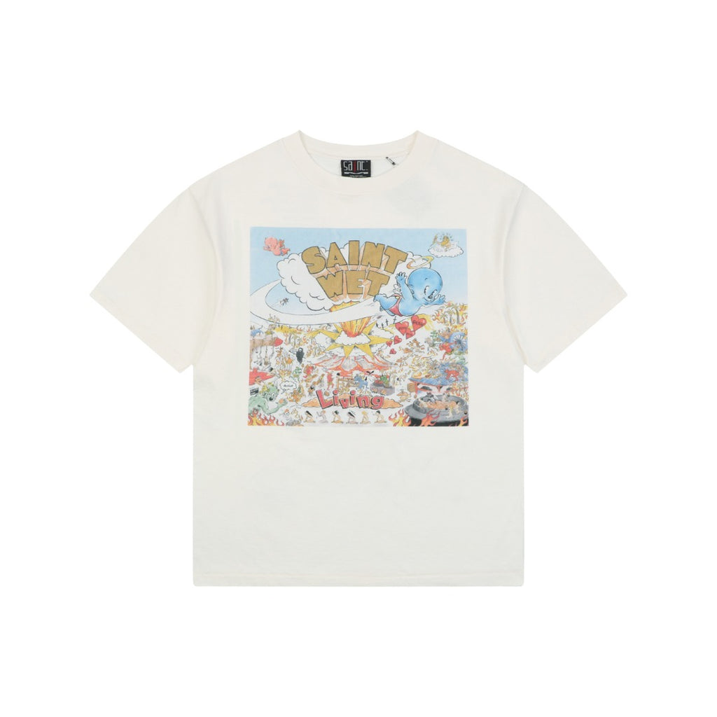 Saint Michael Volcano Party Graphic Short Sleeve T-Shirt