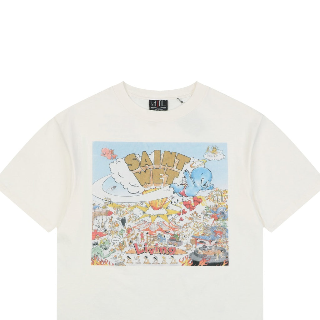 Saint Michael Volcano Party Graphic Short Sleeve T-Shirt
