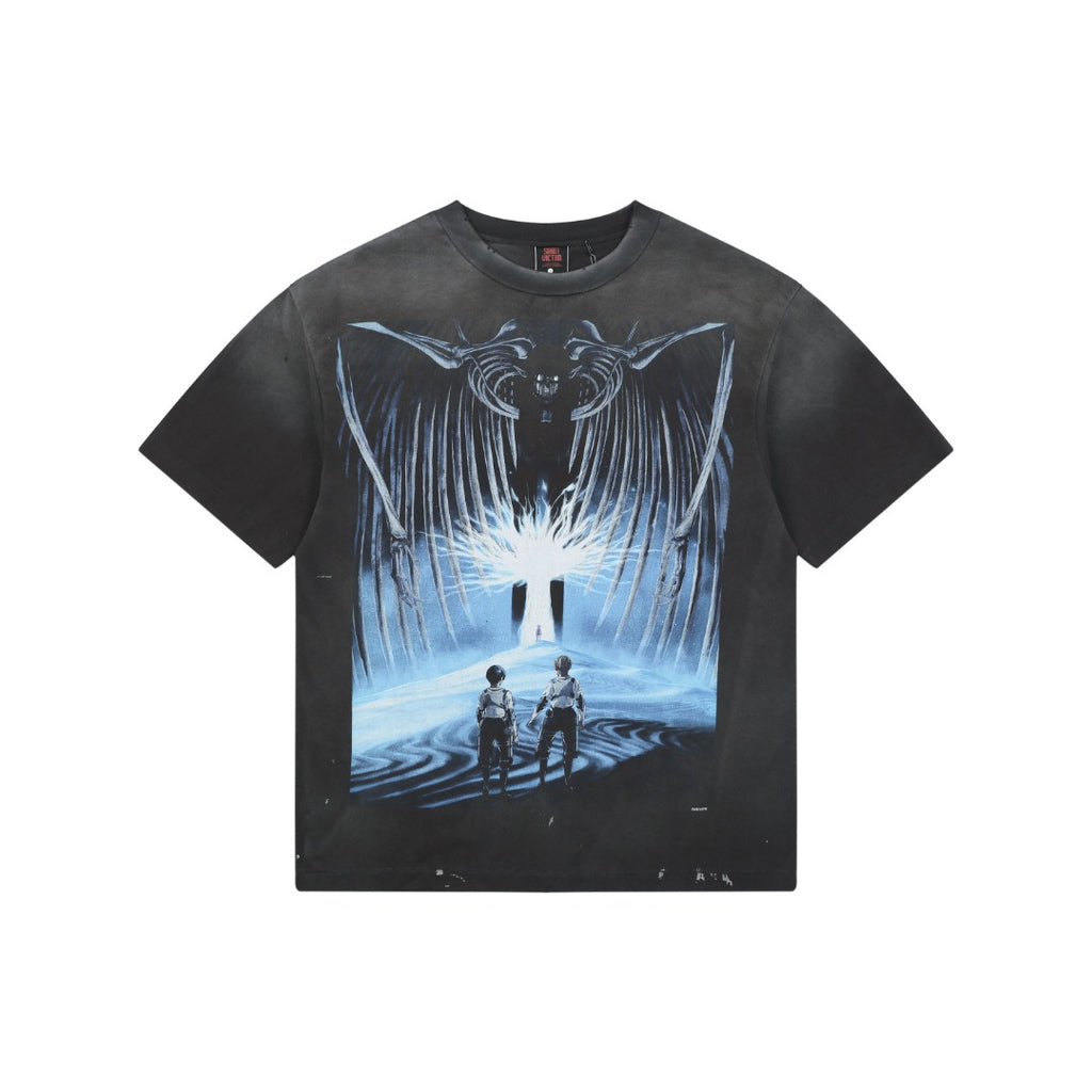 Saint Michael x Attack on Titan Titan Confrontation Graphic Short Sleeve T-Shirt