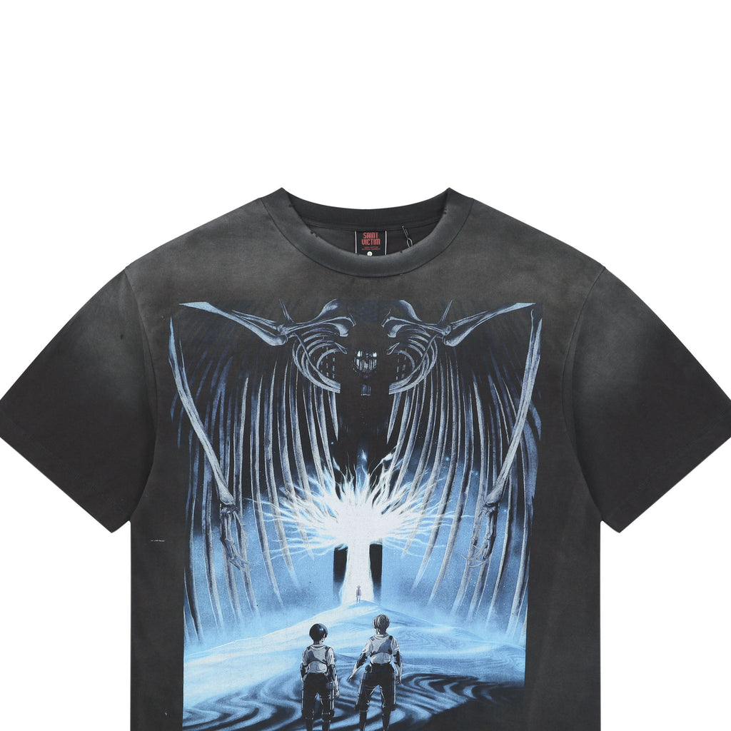 Saint Michael x Attack on Titan Titan Confrontation Graphic Short Sleeve T-Shirt