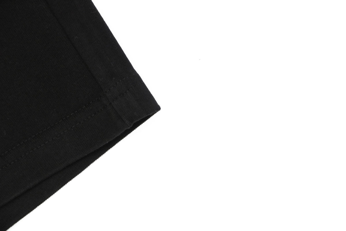 Chrome Hearts Sanskrit Seal Graphic Print Shorts — Black