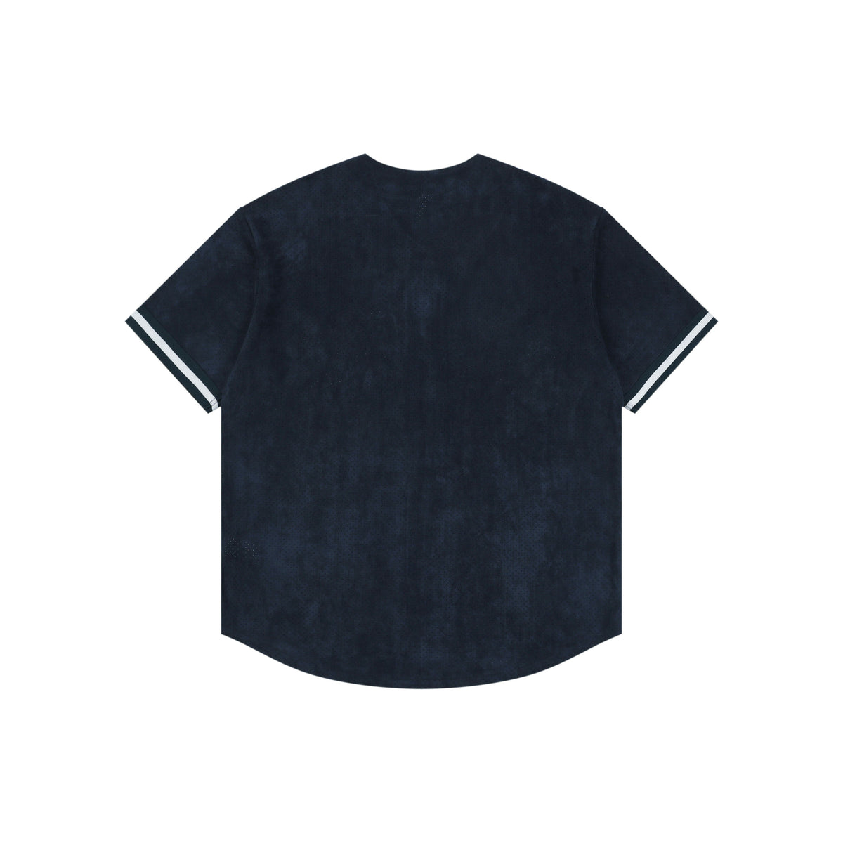 Supreme Suede Mesh Baseball Jersey Short Sleeve — Navy