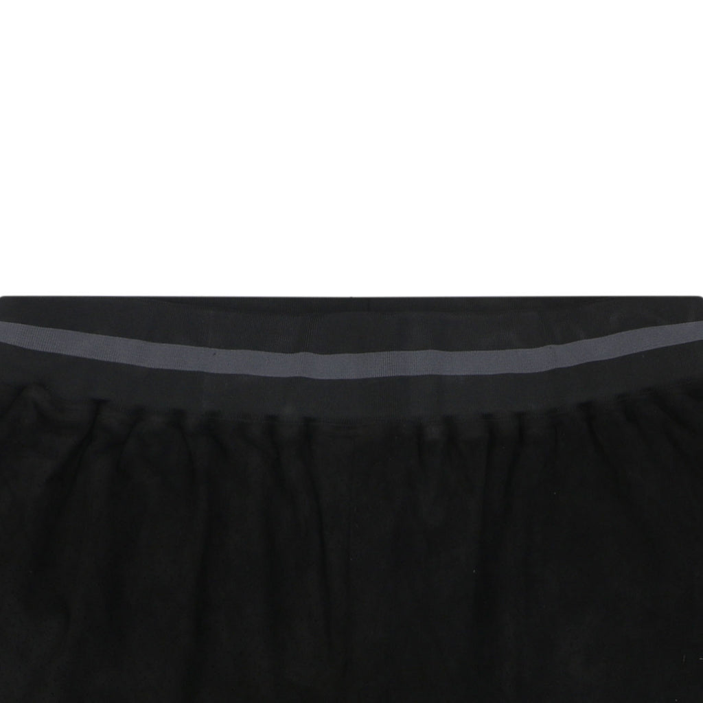 Supreme Suede Mesh Shorts — Black