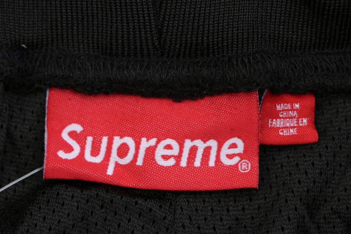 Supreme Suede Mesh Shorts — Black