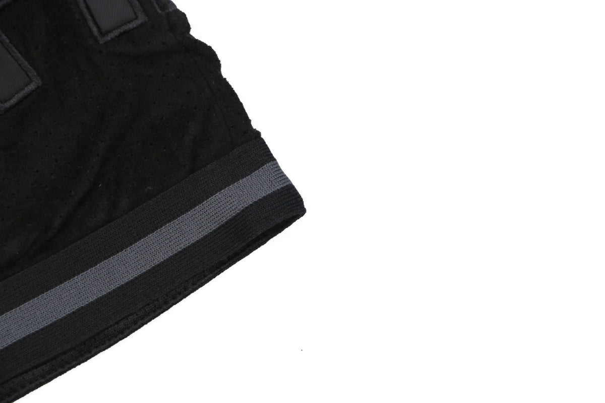Supreme Suede Mesh Shorts — Black