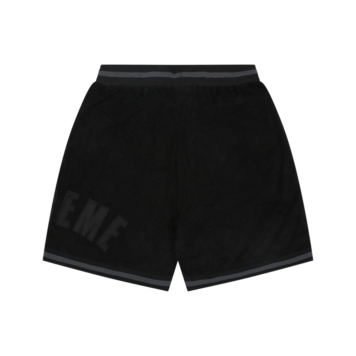 Supreme Suede Mesh Shorts — Black