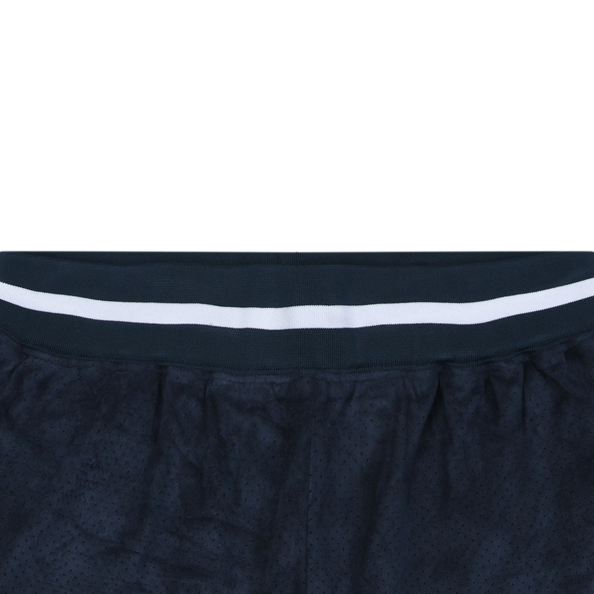 Supreme Suede Mesh Shorts — Navy