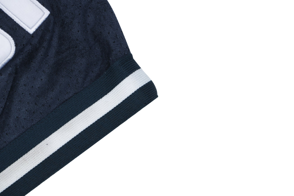 Supreme Suede Mesh Shorts — Navy
