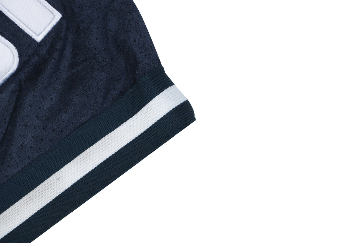 Supreme Suede Mesh Shorts — Navy