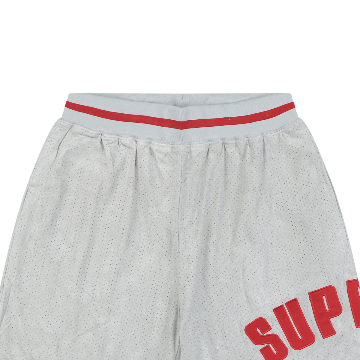 Supreme Suede Mesh Shorts — Grey