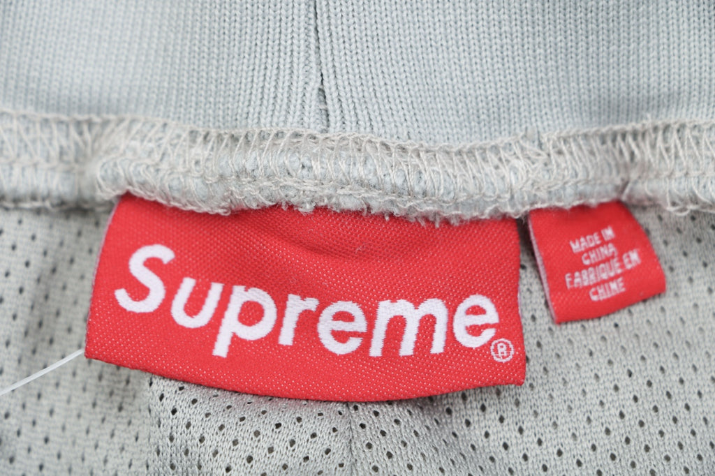 Supreme Suede Mesh Shorts — Grey