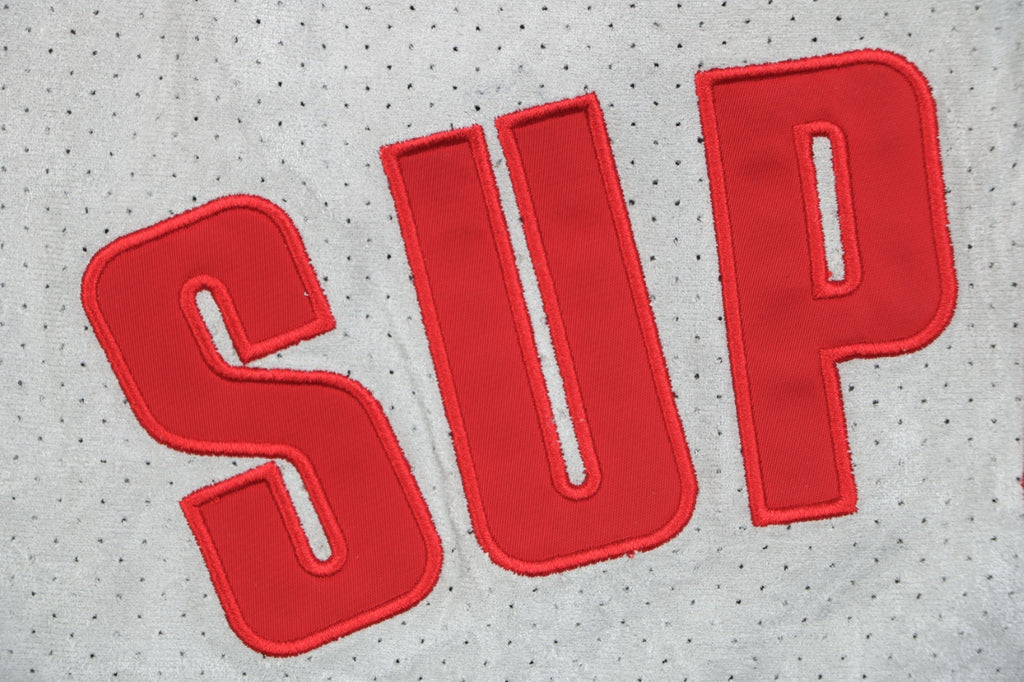 Supreme Suede Mesh Shorts — Grey