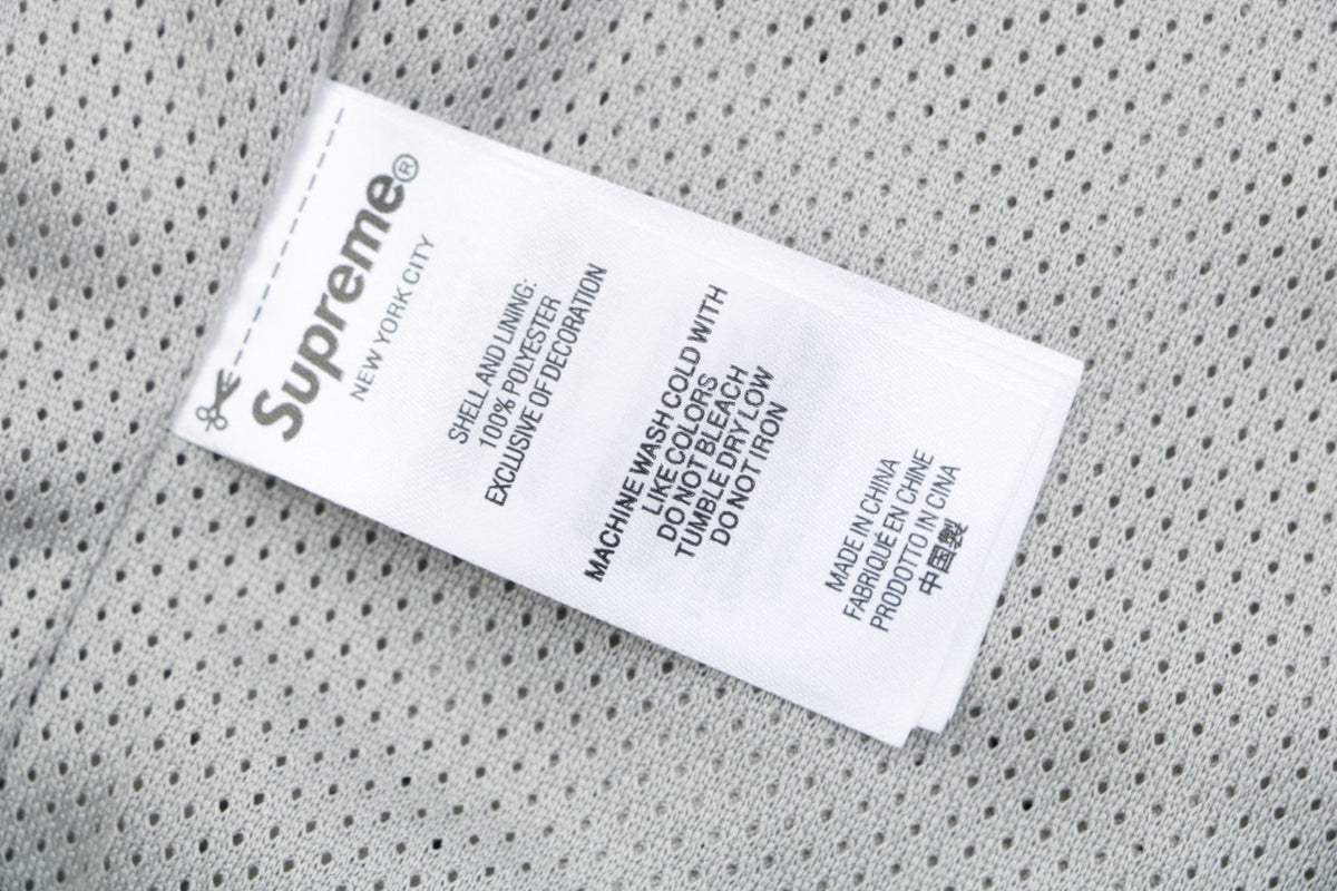 Supreme Suede Mesh Shorts — Grey
