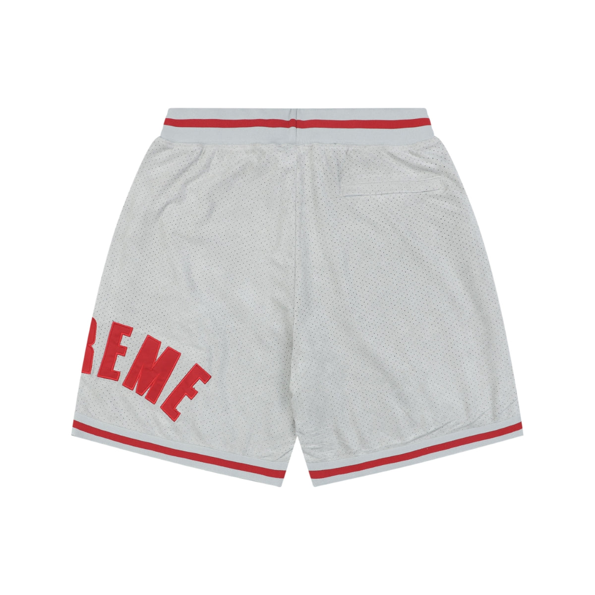 Supreme Suede Mesh Shorts — Grey