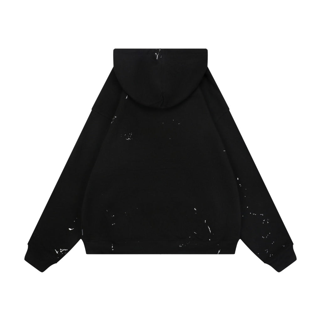 Supreme Collaboration Paint Splatter Box Logo Zip Hoodie - Black