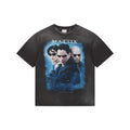 Saint Michael x The Matrix Trio Character Graphic Print Short Sleeve T-Shirt - Vintage Black