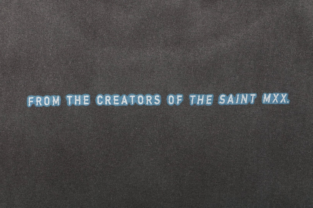 Saint Michael x The Matrix Trio Character Graphic Print Short Sleeve T-Shirt - Vintage Black