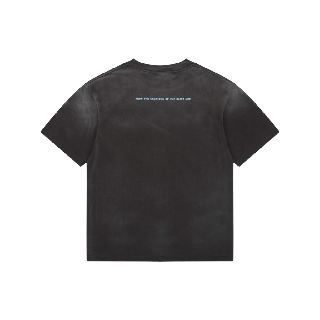 Saint Michael x The Matrix Trio Character Graphic Print Short Sleeve T-Shirt - Vintage Black