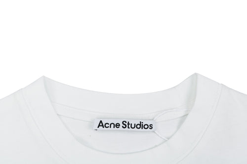 Acne Studios Back Patch Embroidered Logo T-Shirt – White