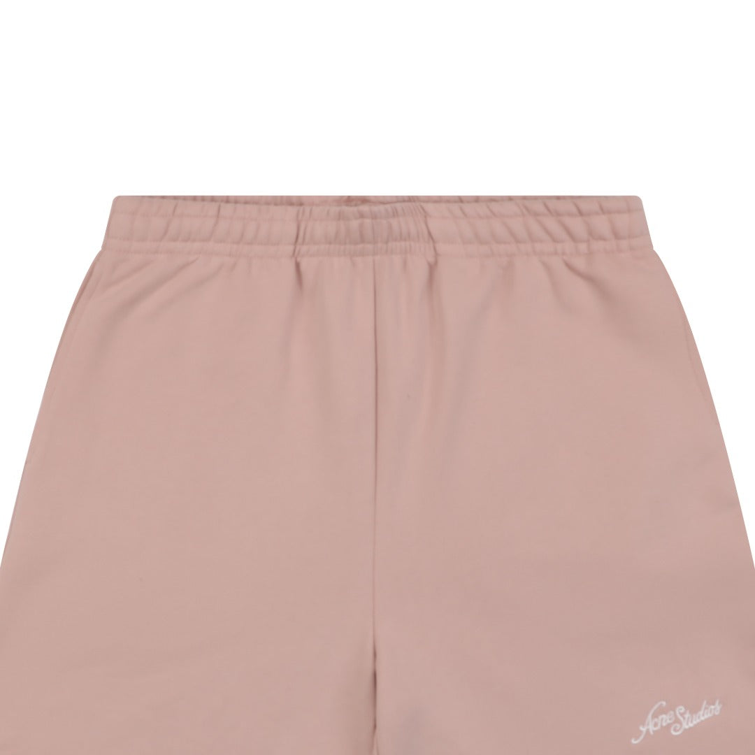 Acne Studios Small Script Logo Embroidered Shorts – Dusty Pink