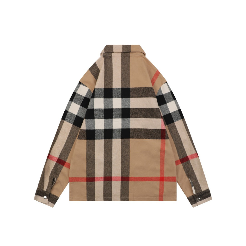 Burberry Oversized Exploded Check Zip Jacket – Archive Beige