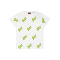 Gucci 25SS Lime Green G-Letter Embroidered Short Sleeve Tee