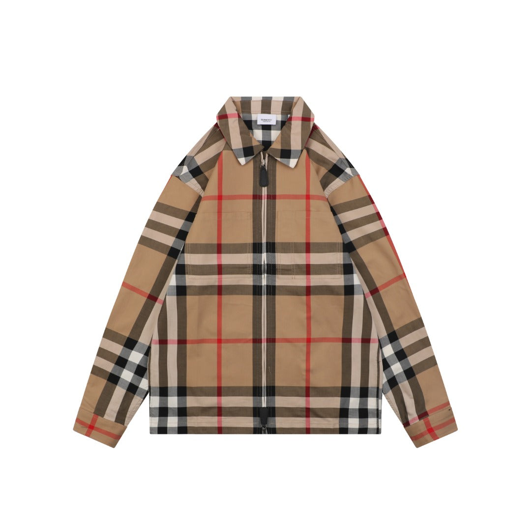 Burberry Vintage Check Zip-Up Jacket