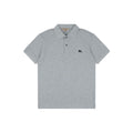 Burberry Equestrian Knight Embroidered Polo Shirt – Grey