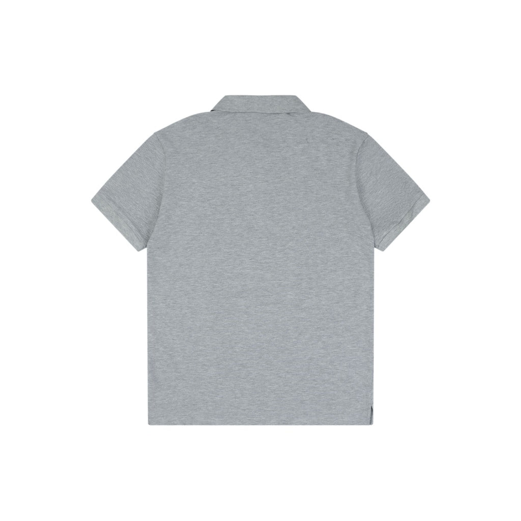 Burberry Equestrian Knight Embroidered Polo Shirt – Grey