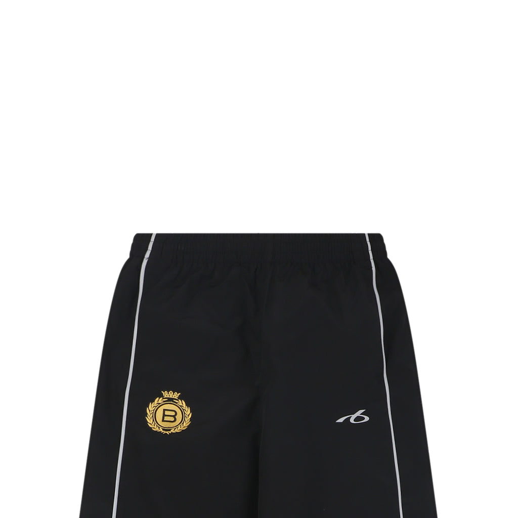 Balenciaga Wheat Crest B Logo Reflective Woven Track Pants
