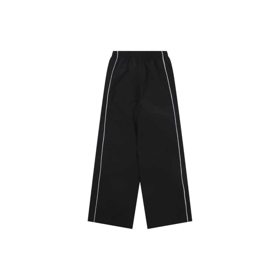 Balenciaga Wheat Crest B Logo Reflective Woven Track Pants