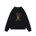 Fendi FF Monogram Puppy Chain Embroidered Crewneck Sweatshirt – Black