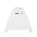 Moncler White Logo Long Sleeve Tee