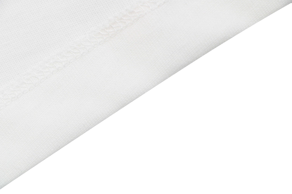 Moncler White Logo Long Sleeve Tee