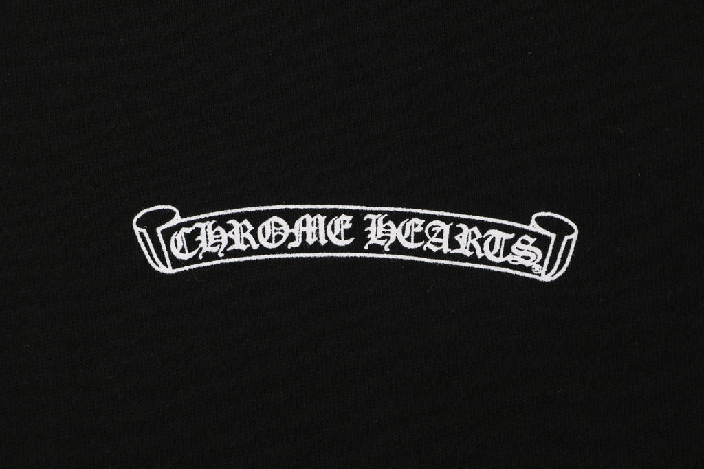 Chrome Hearts St. Barth Cross Floral Print Hoodie