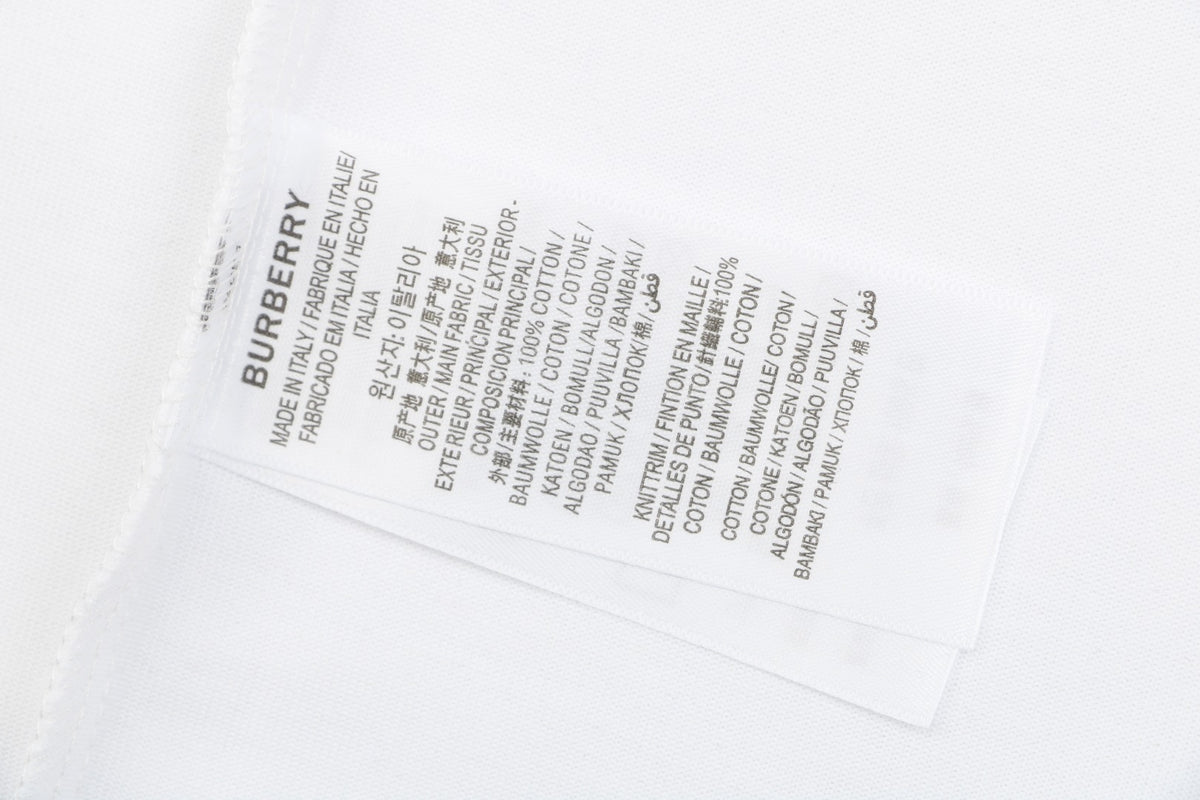 Burberry House Check Pocket Tee — White