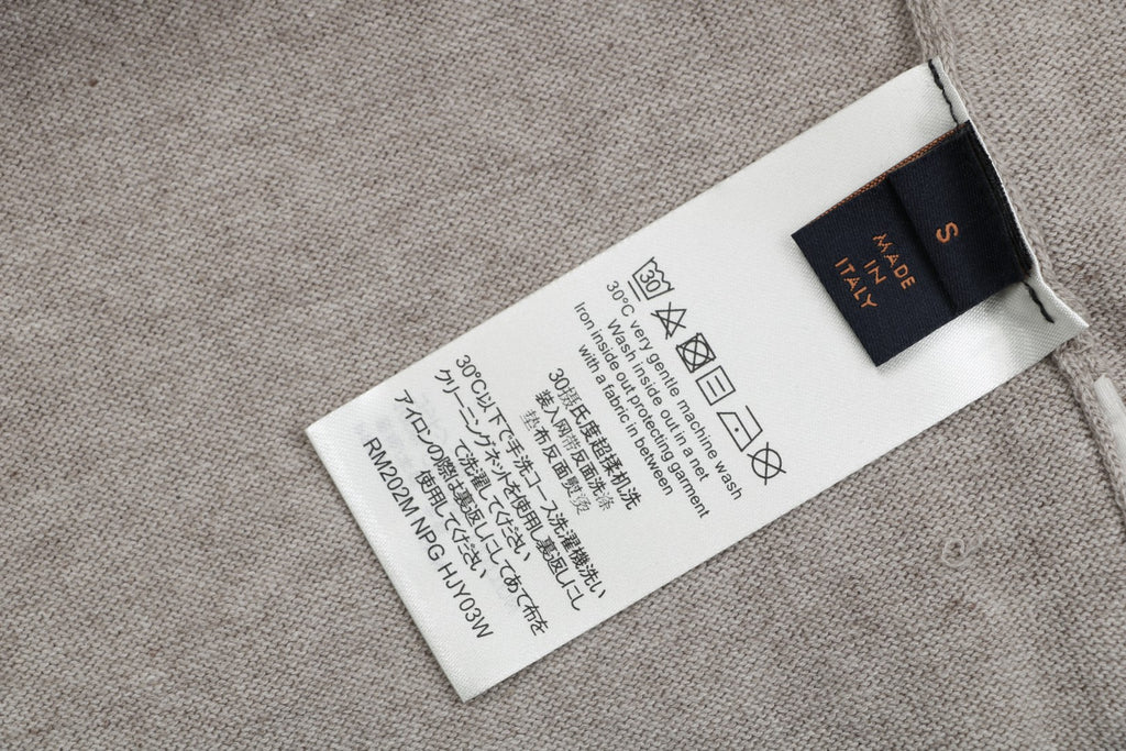 Louis Vuitton x Park Seo-Bo Crochet Monogram Jacquard Short Sleeve Tee — Stone Grey