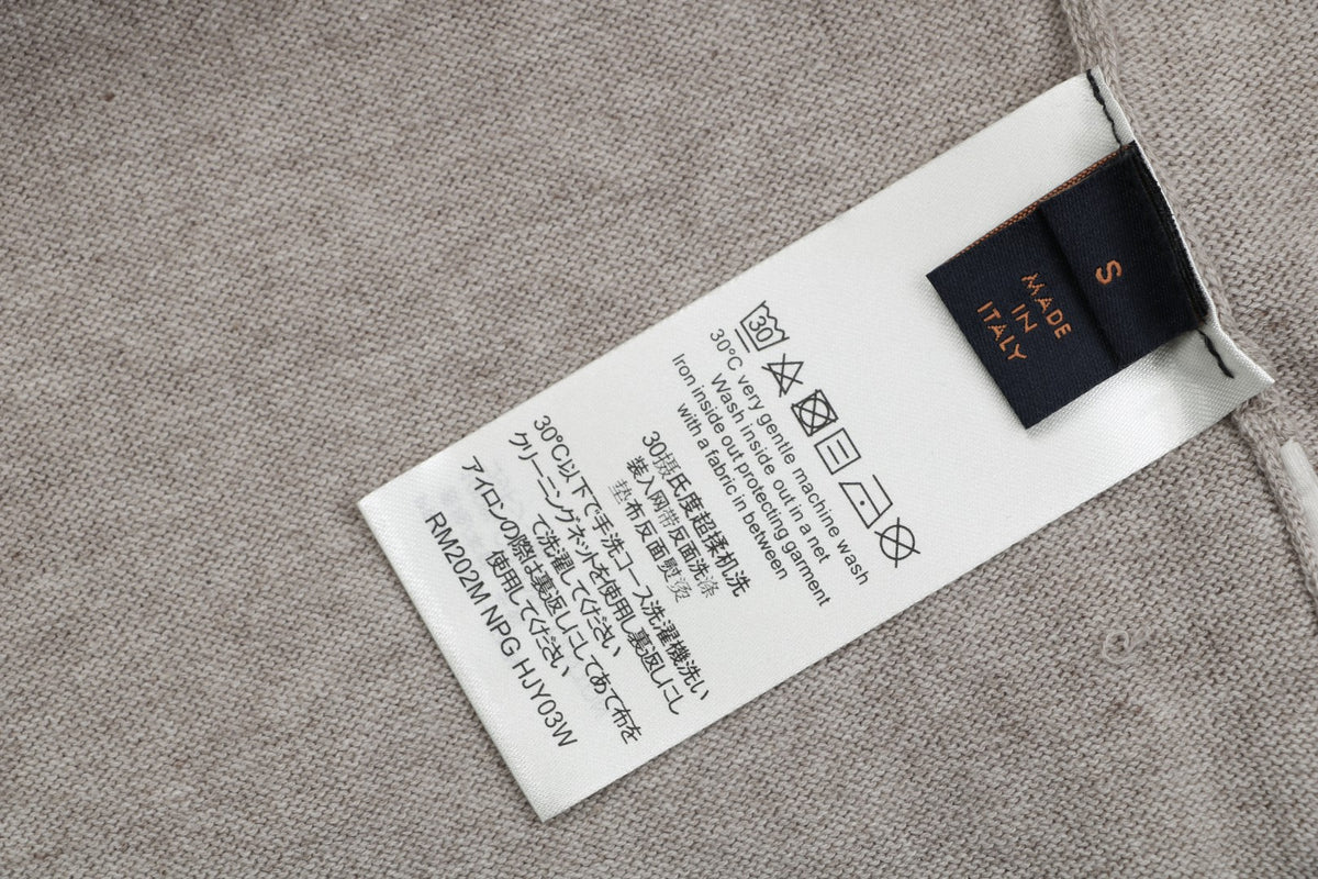 Louis Vuitton x Park Seo-Bo Crochet Monogram Jacquard Short Sleeve Tee — Stone Grey