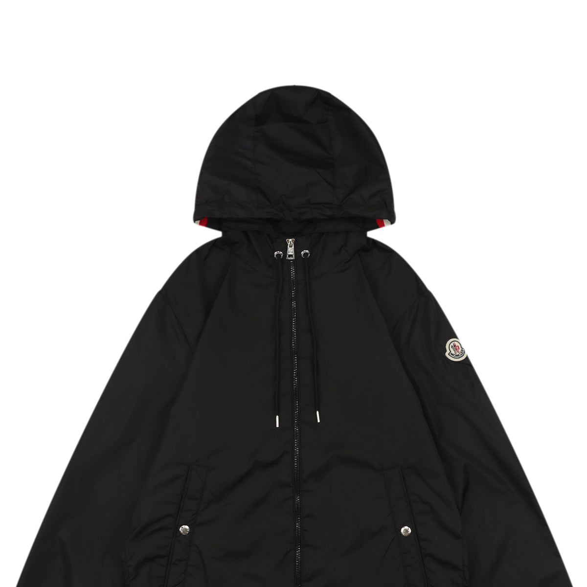 Moncler Grimpeurs Hooded Jacket — Black