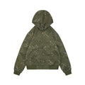 Louis Vuitton All-Over Monogram Print Zip Hoodie Jacket Army Green
