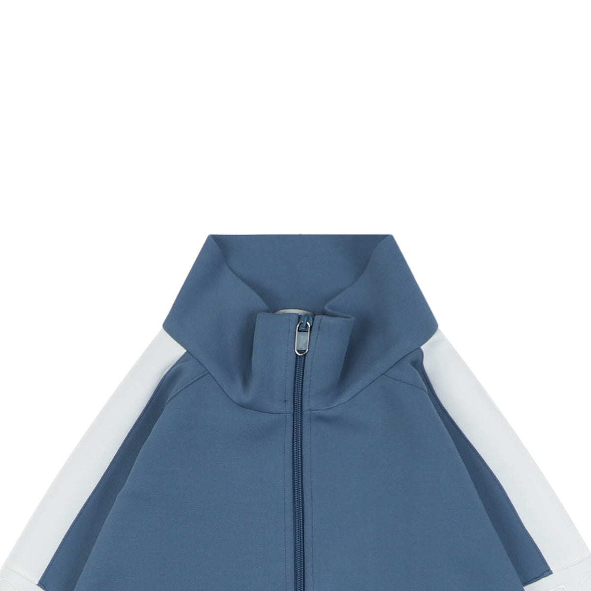 Dior Blue White Colourblock Stand Collar Zip Jacket