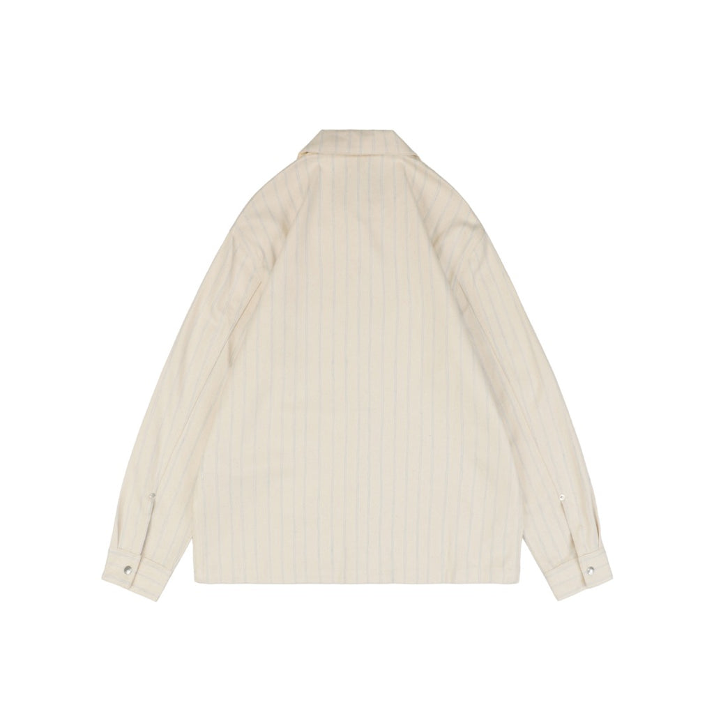 Dior 25SS Pocket Stripe “Dio” Script Shirt Jacket – Cream