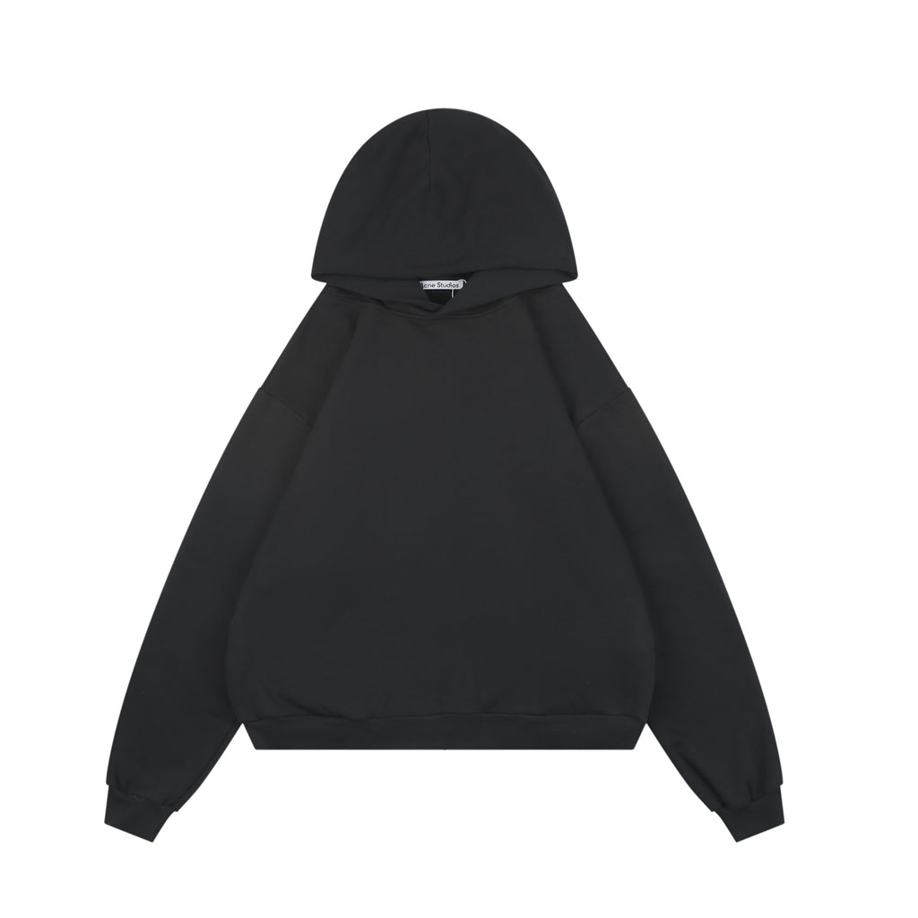 Acne Studios 25FW 1996 Distressed Logo Print Hoodie – Black