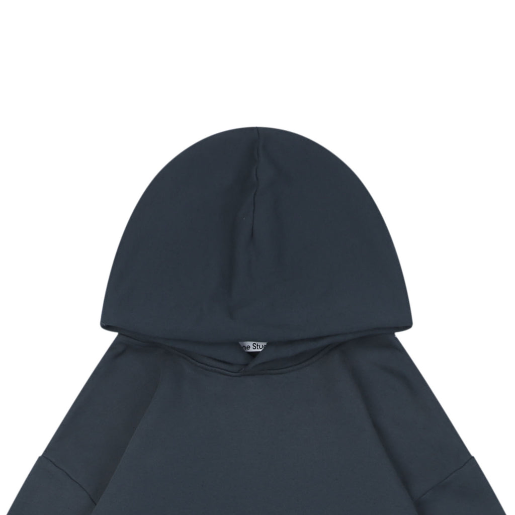 Acne Studios 25FW 1996 Distressed Logo Print Hoodie – Navy